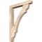 Ekena Millwork Olympic Craftsman Smooth Bracket w/ Offset Brace, Douglas Fir, 5 1/2"W x 36"D x 48"H BKT0604X36X48OLY04SDF - alternate 1